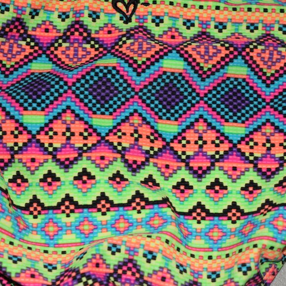 Multi Color 2 Pcs Justice Bikini Swimsuit Size 16 - Picture 9 of 10